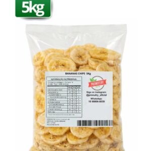 BANANA CHIPS SALGADA 5KG - PRONUTRY