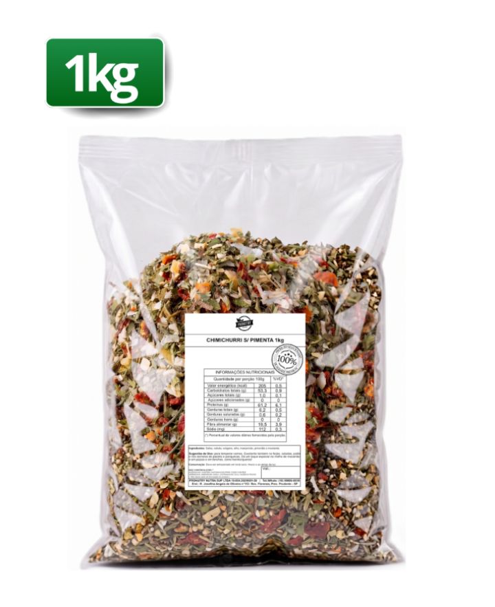 CHIMICHURRI S/ PIMENTA ESPECIAL 1KG - PRONUTRY