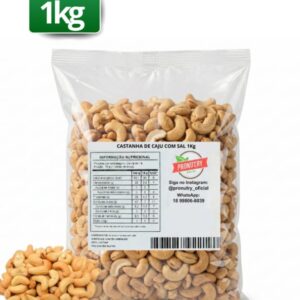 CASTANHA DE CAJU W1 COM SAL 1KG - PRONUTRY