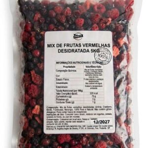 MIX FRUTAS VERMELHAS DESIDRATADAS 5KG - PRONUTRY