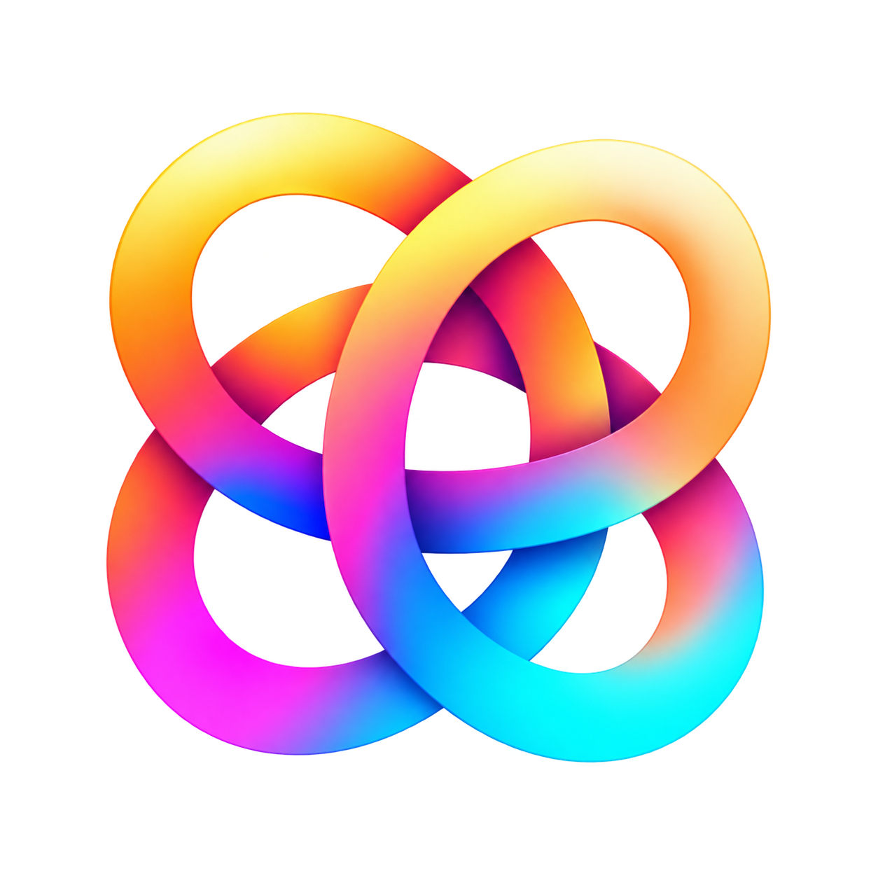 Logo multicolorido EDLOOP sem fundo