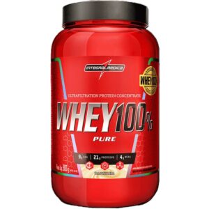WHEY PROTEIN 100% POTE BAUNILHA 900G - INTEGRALMÉDICA