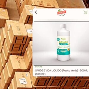 SAÚDE É VIDA BRANCO - 500ML (BIOLIFE) PACK 120UNID com DESCONTO