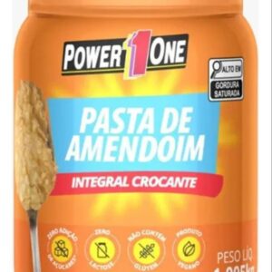 Pasta De Amendoim Crocante Integral Pote 1,005kg Power 1 One