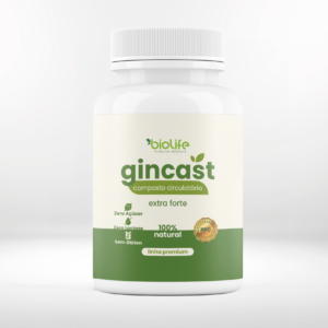 GINCAST (Ginkgo + Castanha) - 60 CAPS (BIOLIFE)