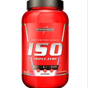 WHEY ISO TRIPLE ZERO 900G MORANGO (INTEGRAL MÉDICA)