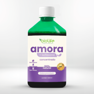 AMORA + ISOFLAVONA - 500ML -PACK 48UNID com DESCONTO- (BIOLIFE) )