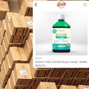 SAÚDE É VIDA VERDE - 500ML (BIOLIFE) PACK 50 UNID com DESCONTO